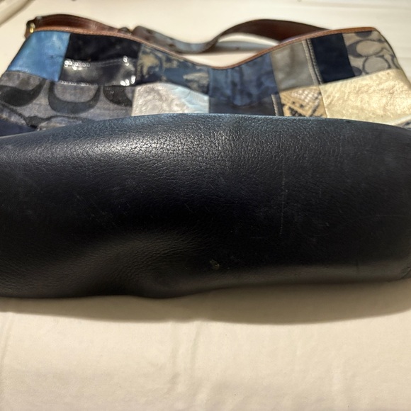 Coach Patchwork Leather Shoulder Bag - Picture 3 of 10